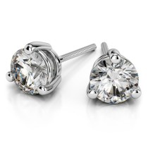  Martini Earrings Lab  Diamonds 1.00 ct.Total Weights