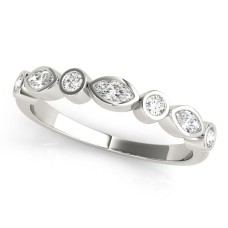 Marquise Stackable Band 