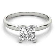 Princess Solitaire 4 Prong Pinched Shank $499.00