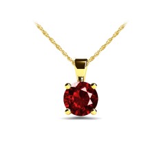 Real Lab- Ruby Pendant Round